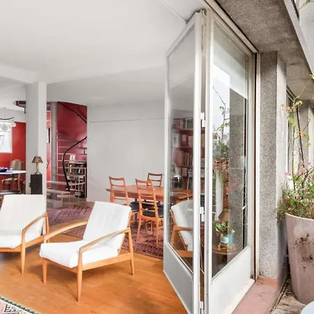 Duplex Vue Tour Eiffel Apartman Párizs